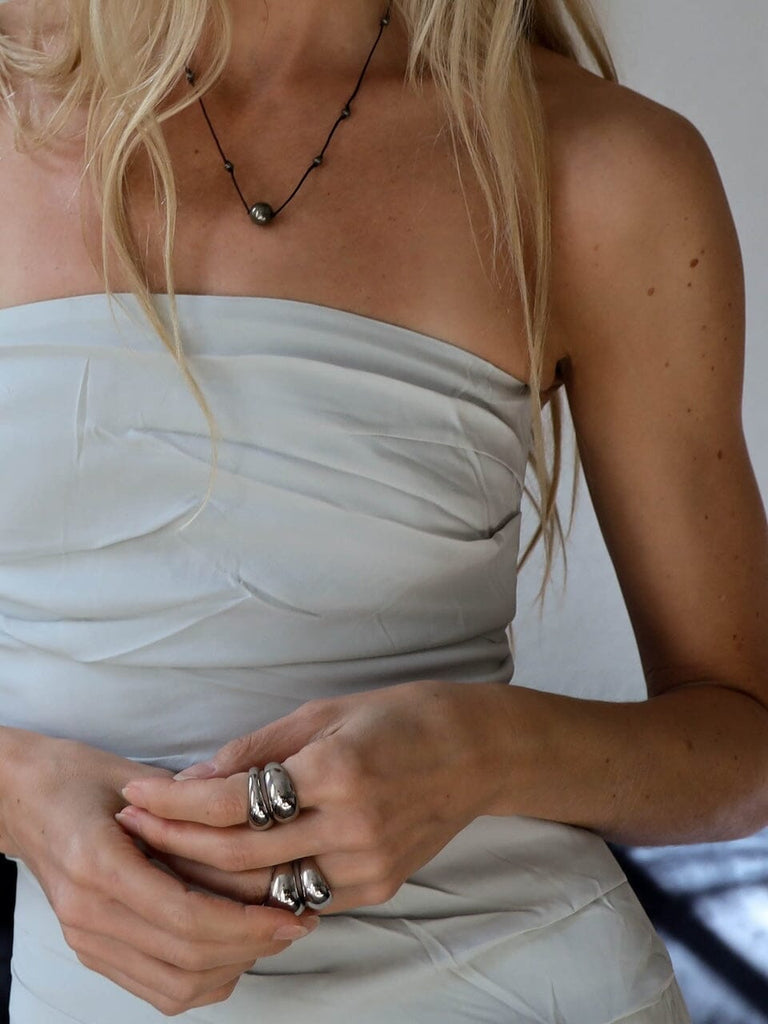 Knotted Pyrite Necklace necklace Bagatiba