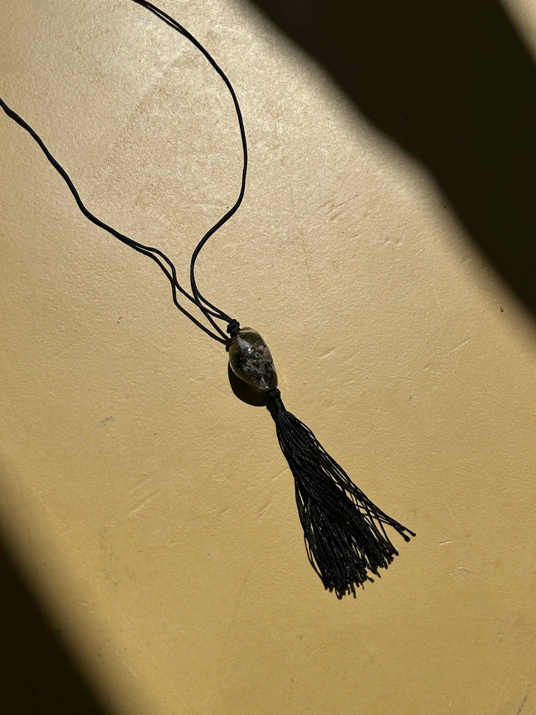 Lodolite Tassel Necklace necklace Bagatiba