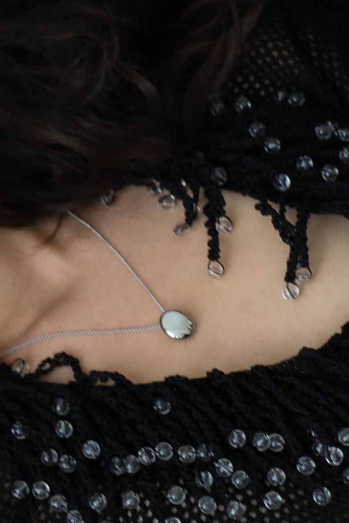 Mini Silver Orb Necklace Necklace Bagatiba