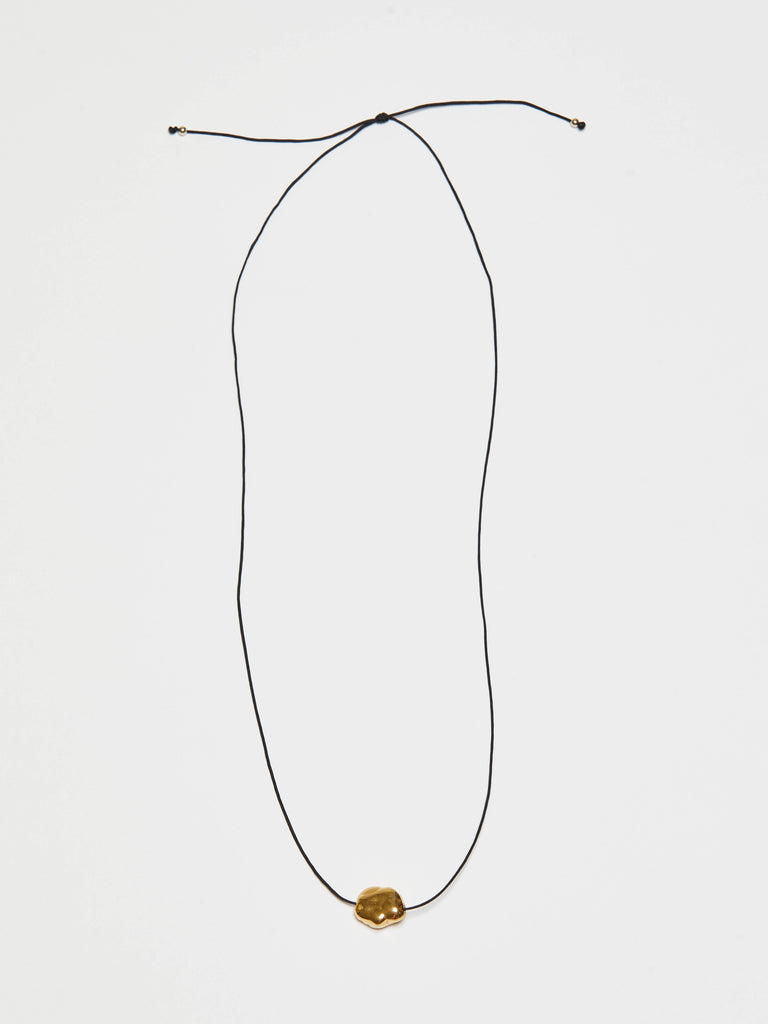 Single Gold Pearl Necklace necklace Bagatiba