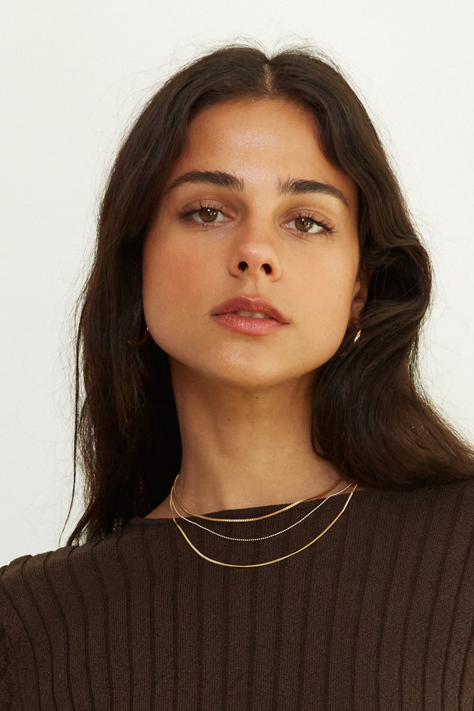 14K 16" Ball Necklace Necklace bagatiba