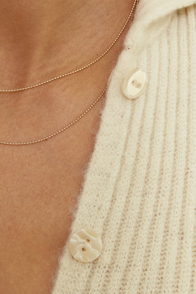 14K 18" Ball Necklace Necklace bagatiba