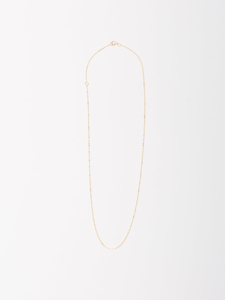 Full view flat lay of 16" + 2" Simple Necklace Necklace bagatiba