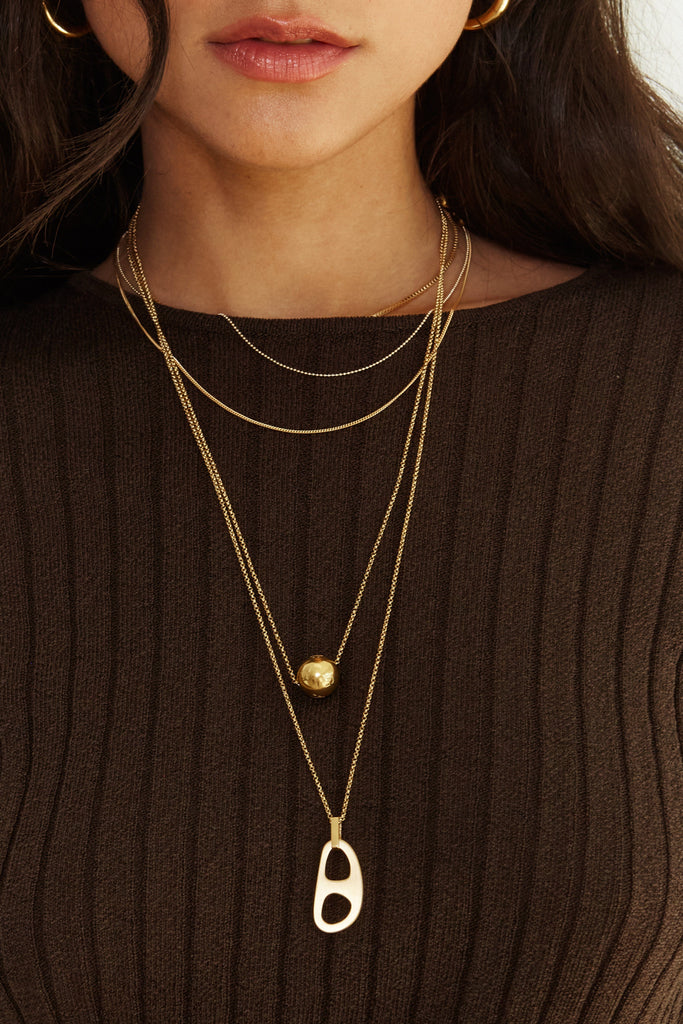 18" Spiral Necklace Necklace bagatiba