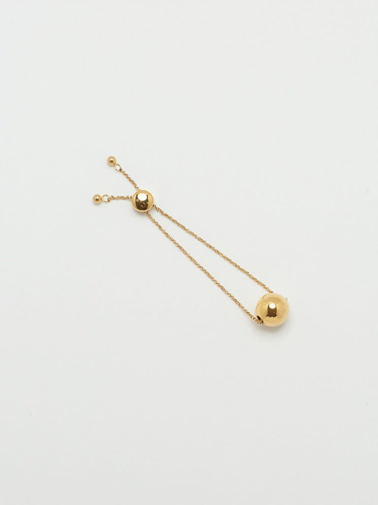 Full view flat lay and Adjustable Sphere Bracelet bagatiba