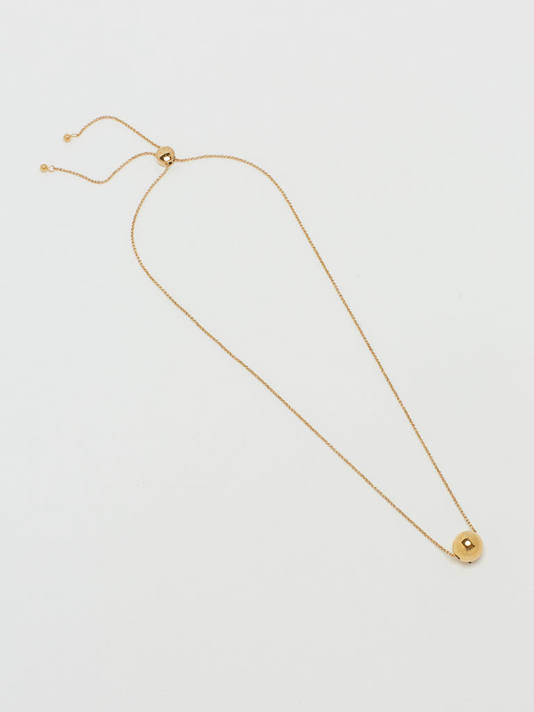 Full view flat lay of Adjustable Sphere Necklace Necklace bagatiba