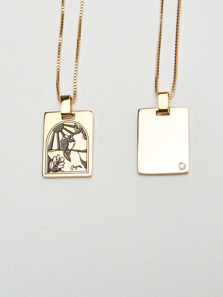 Bagatiba Long Cage Necklace Necklace Bagatiba