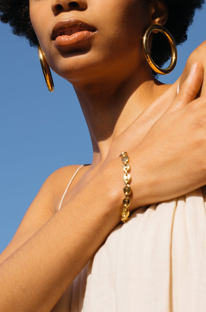 Circle Hollow Hoops Earrings bagatiba
