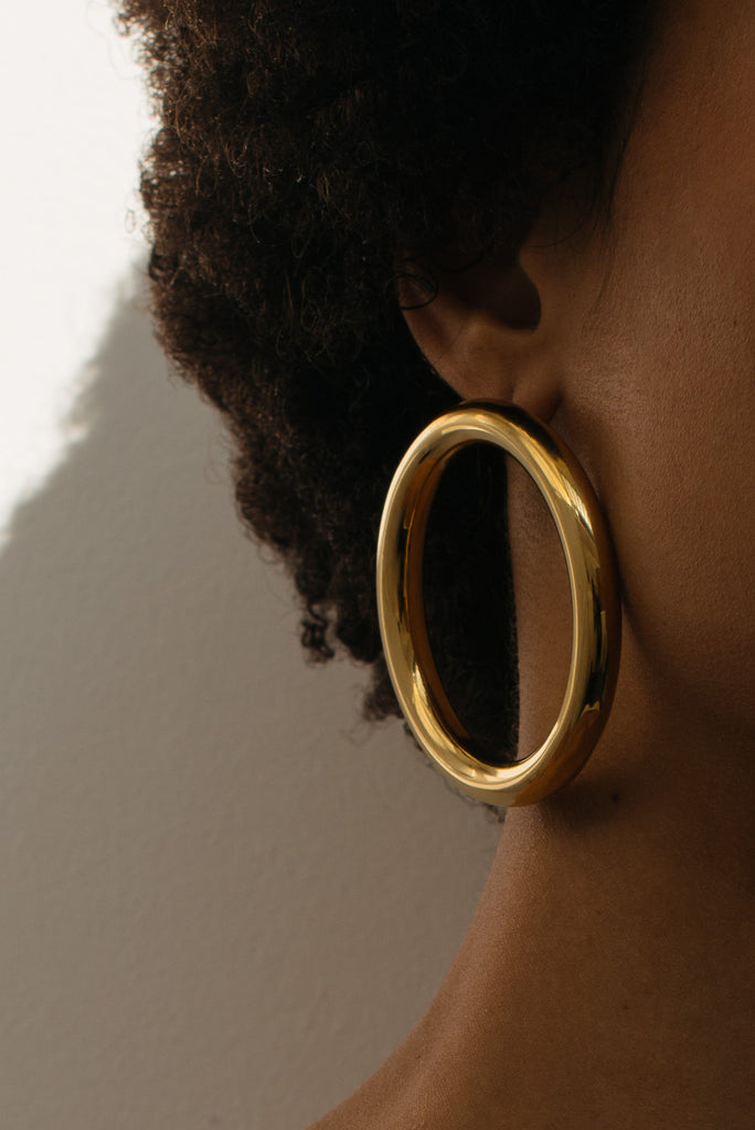 Circle Hollow Hoops Earrings bagatiba
