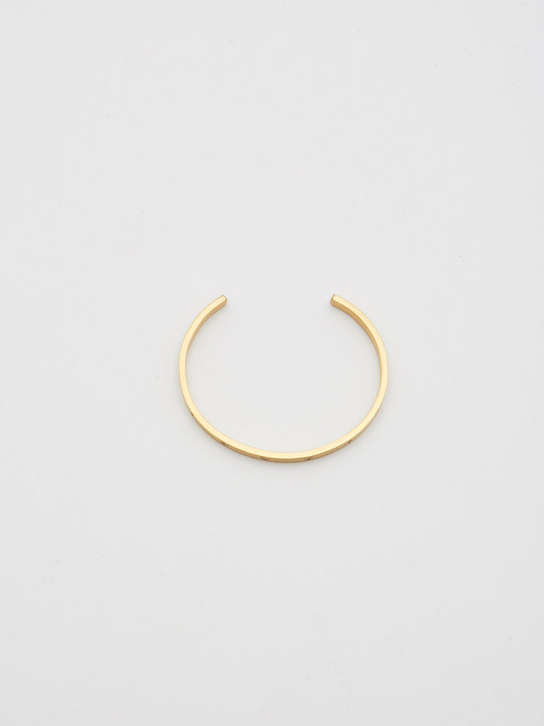 Top view flat lay of Gemma Diamond Cuff Bracelet bagatiba