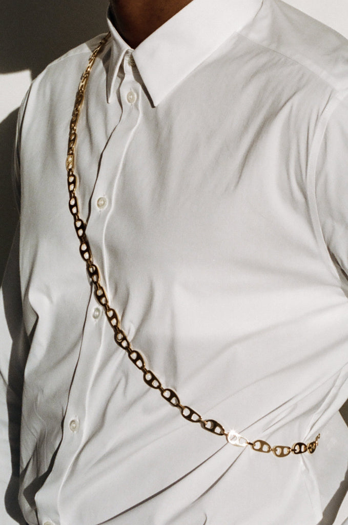 Gold Tab Crossbody Belt Body bagatiba