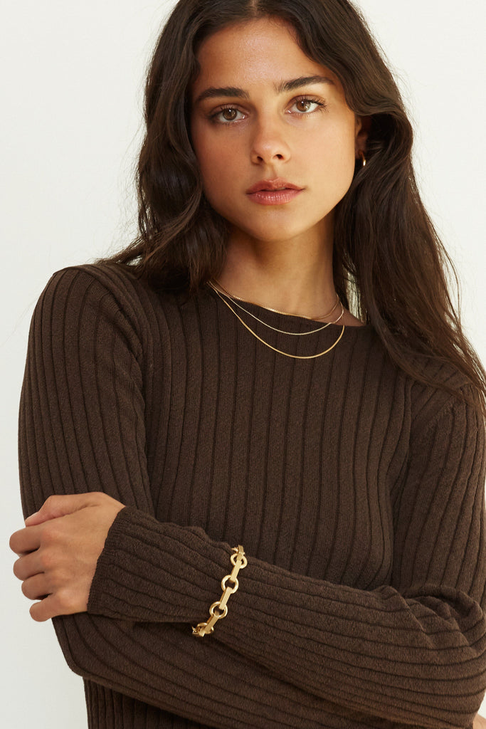 Gold Tilda Bracelet Necklace bagatiba