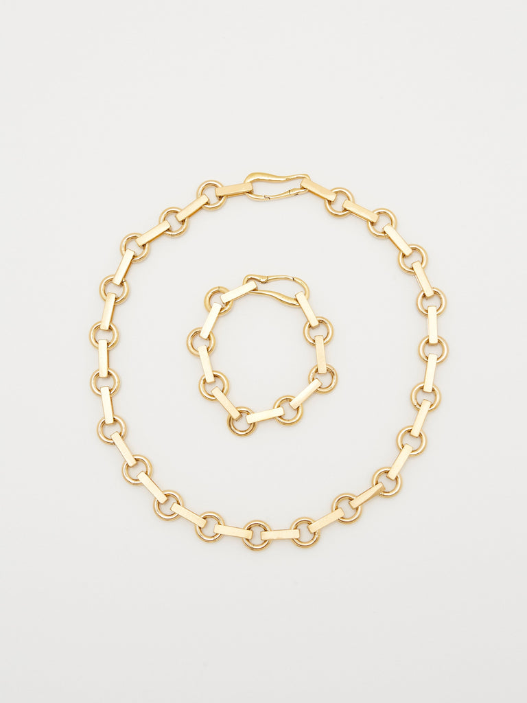 Gold Tilda Bracelet Necklace bagatiba