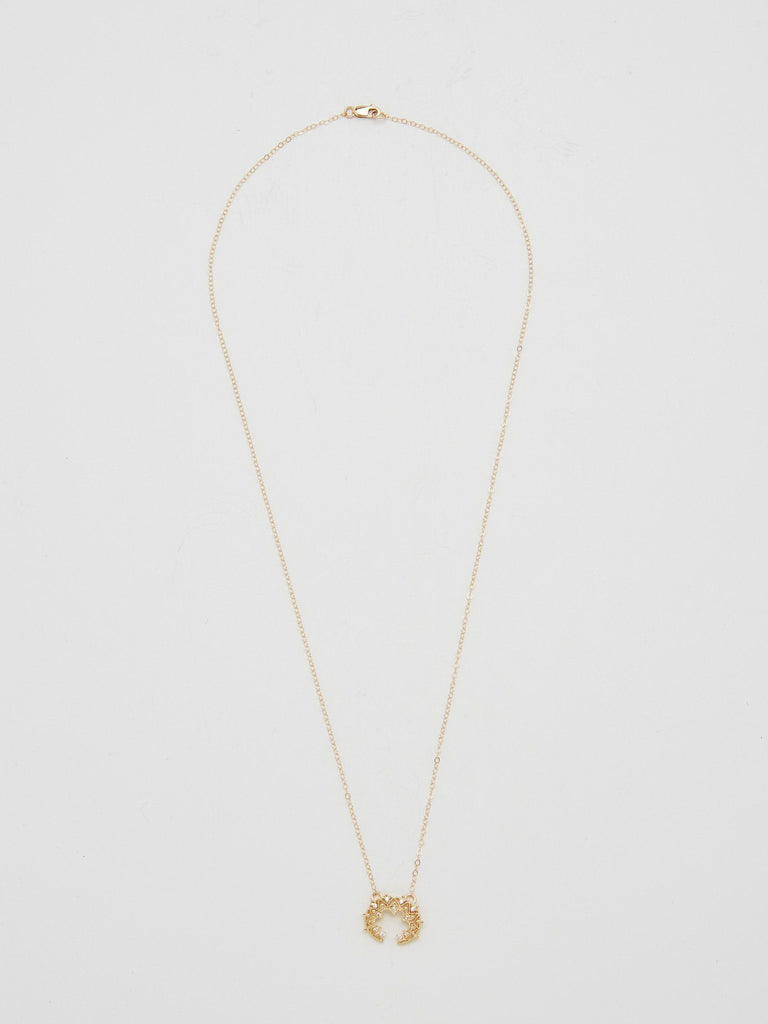 Full view flat lay of Mini DH 20" Necklace Necklace Bagatiba