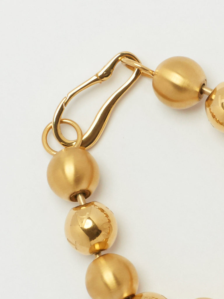 Detail flat lay view of Mixed Sphere Bracelet Necklace bagatiba