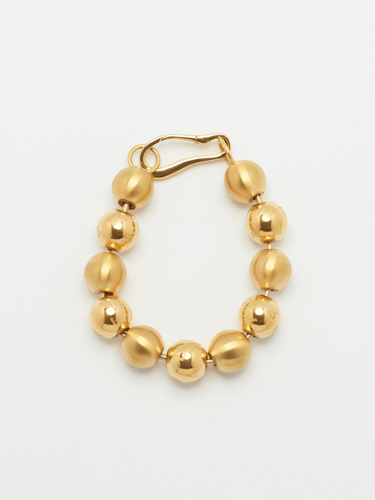 Full view flat lay of Mixed Sphere Bracelet Necklace bagatiba