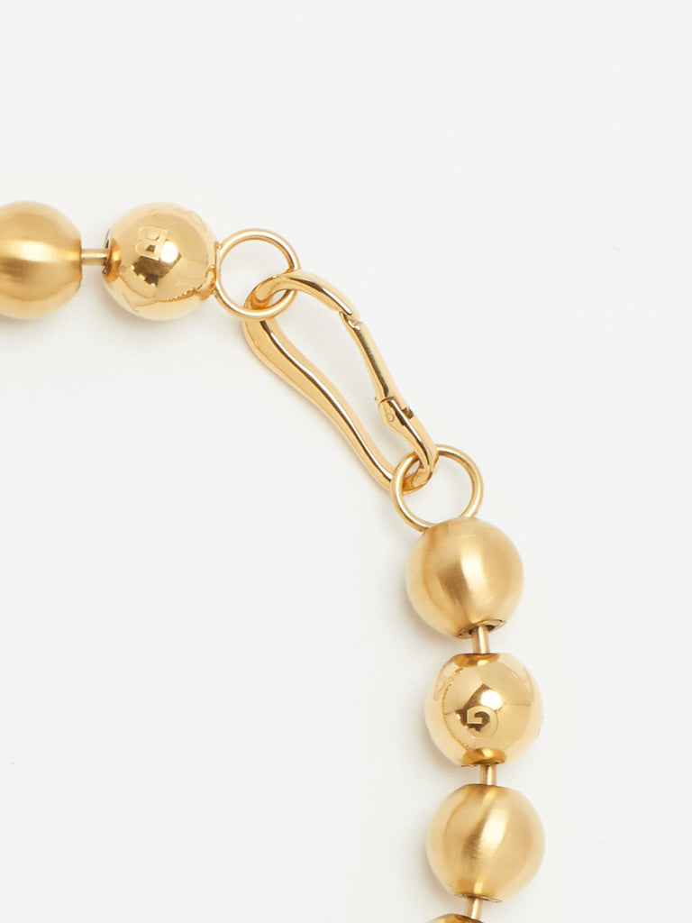 Flat lay detail view of Mixed Sphere Necklace Necklace bagatiba