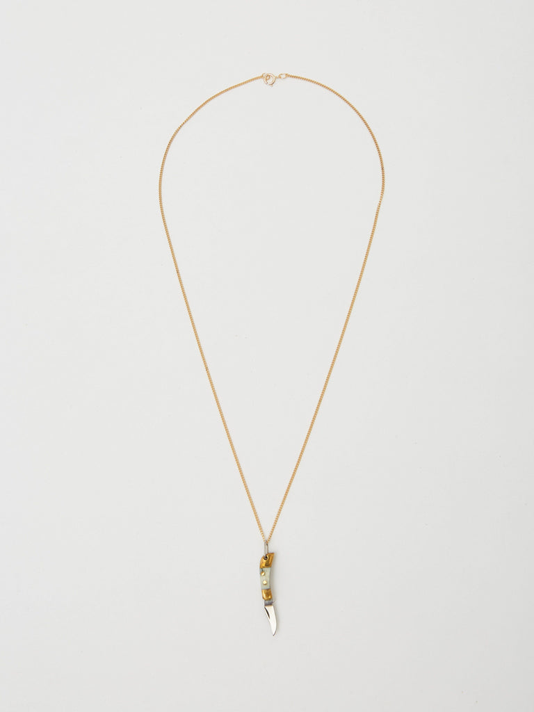 Full view flat lay of Opal PK Necklace Necklace Bagatiba