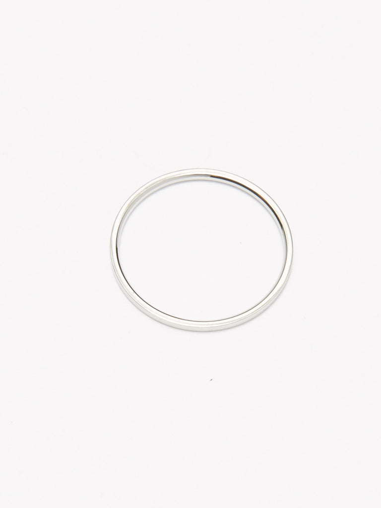 Polished Silver Ring Ring Bagatiba