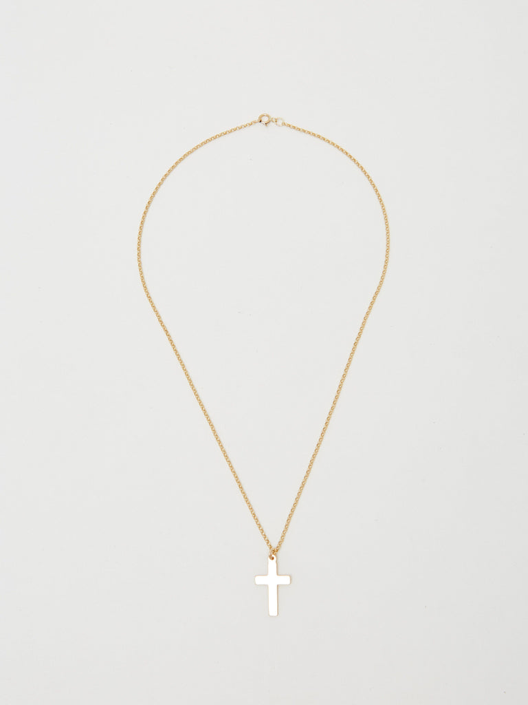 Roller Cross Necklace Necklace Bagatiba