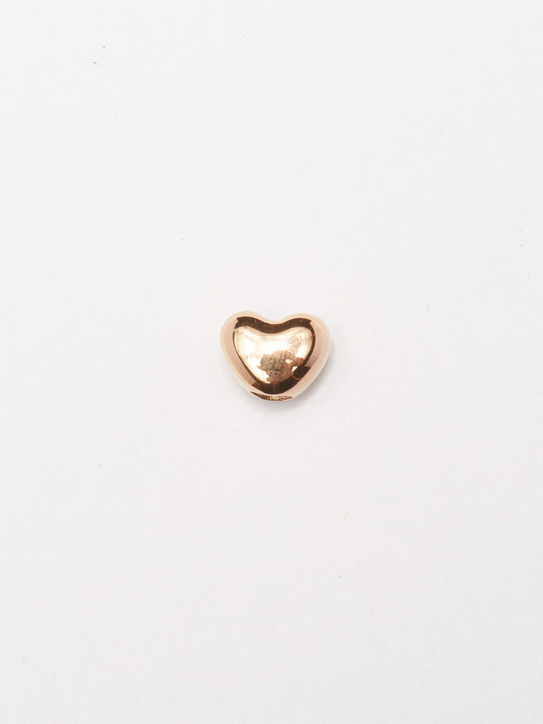 detailed flat lay of heart from Rose Gold Bead Set Bagatiba