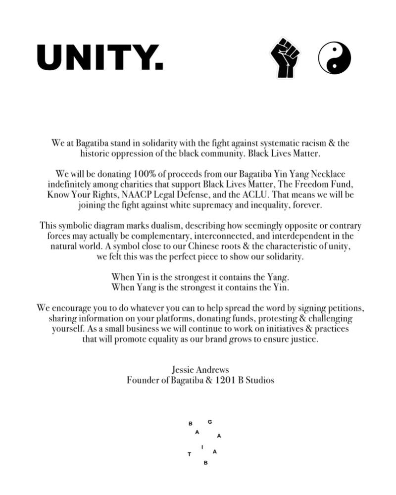 Description of the Unity Necklace Necklace bagatiba