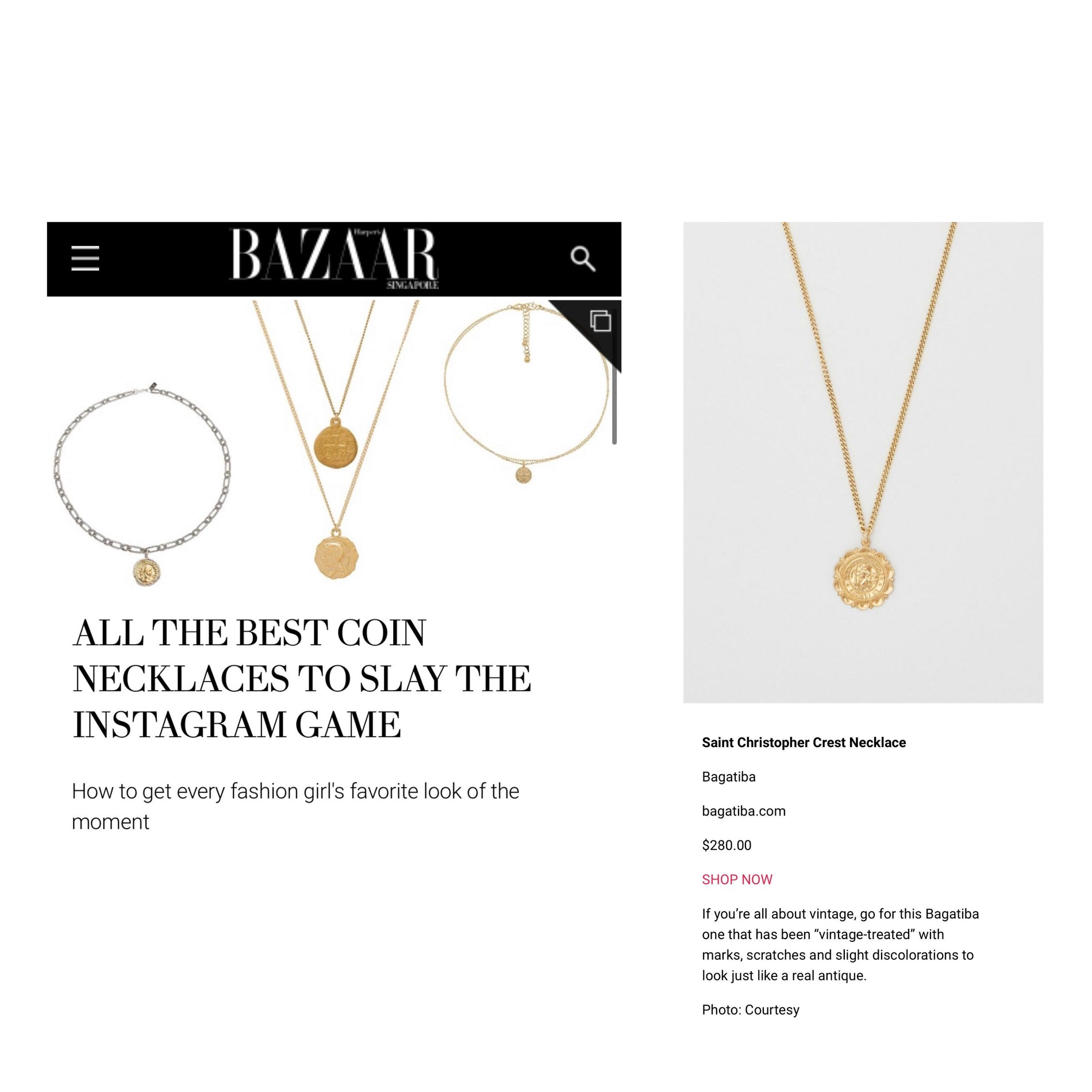 BAGATIBA ON HARPERS BAZAAR