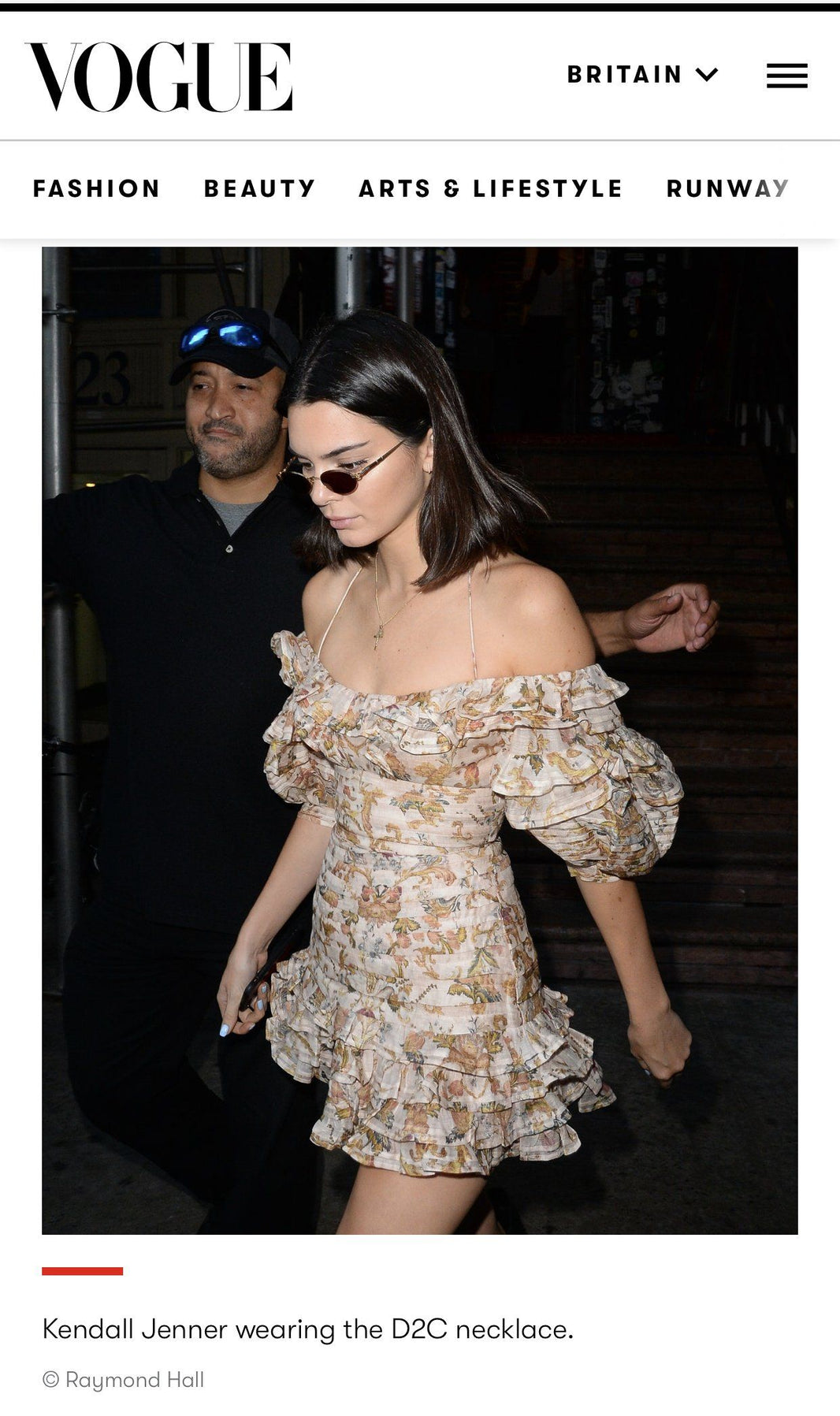 KENDALL JENNER IN BAGATIBA FOR BRITISH VOGUE