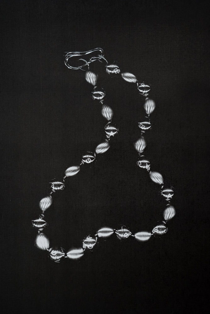 Mixed Sphere Necklace flat lay