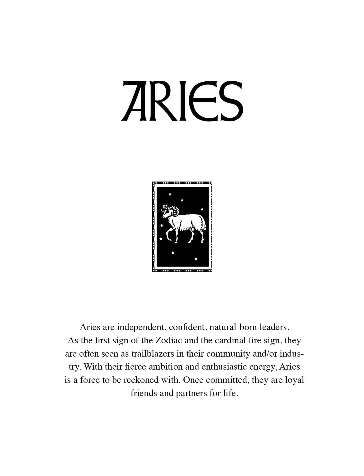 Aries Charm charm Bagatiba 