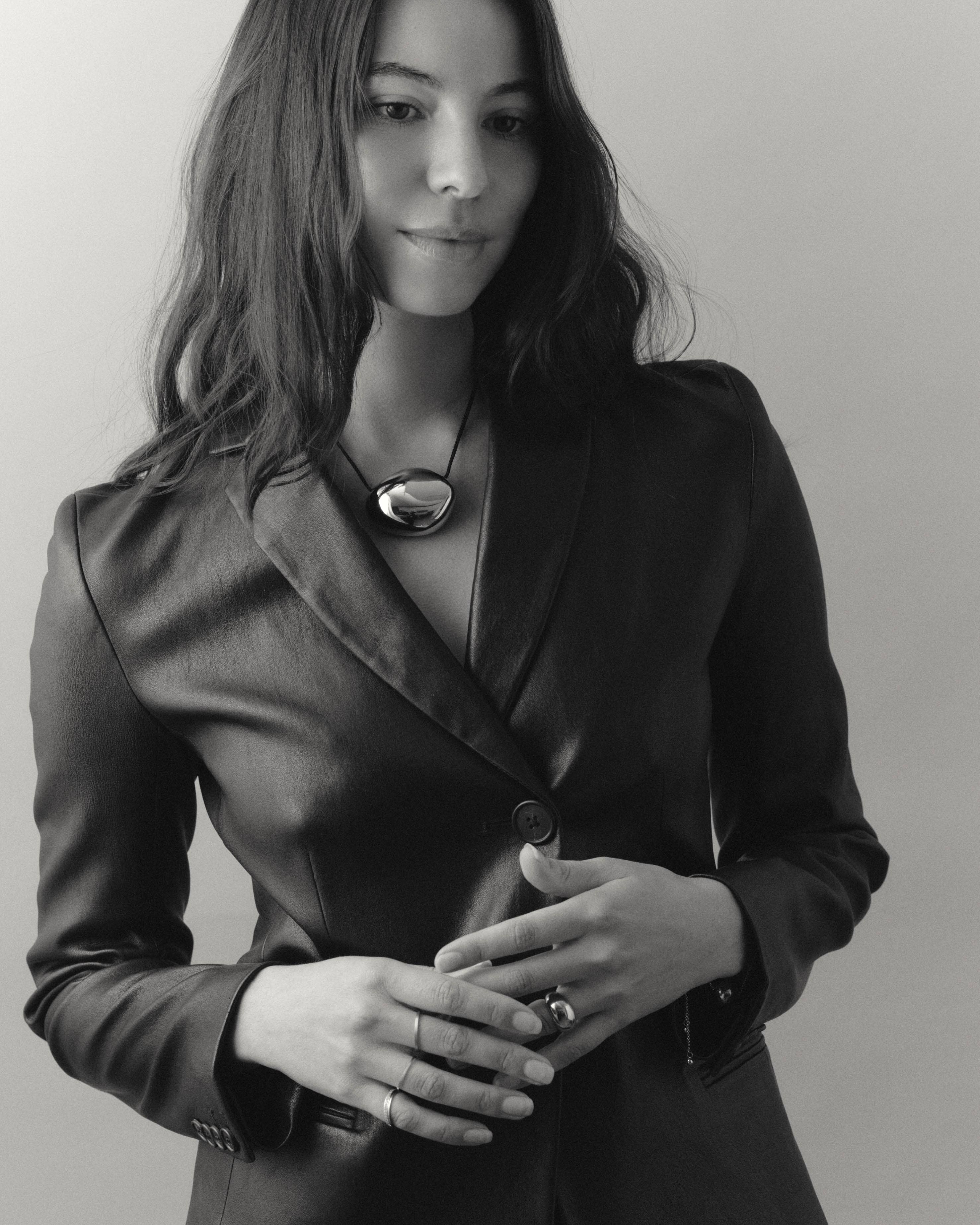 Gold Orb Cord Necklace Necklace bagatiba 