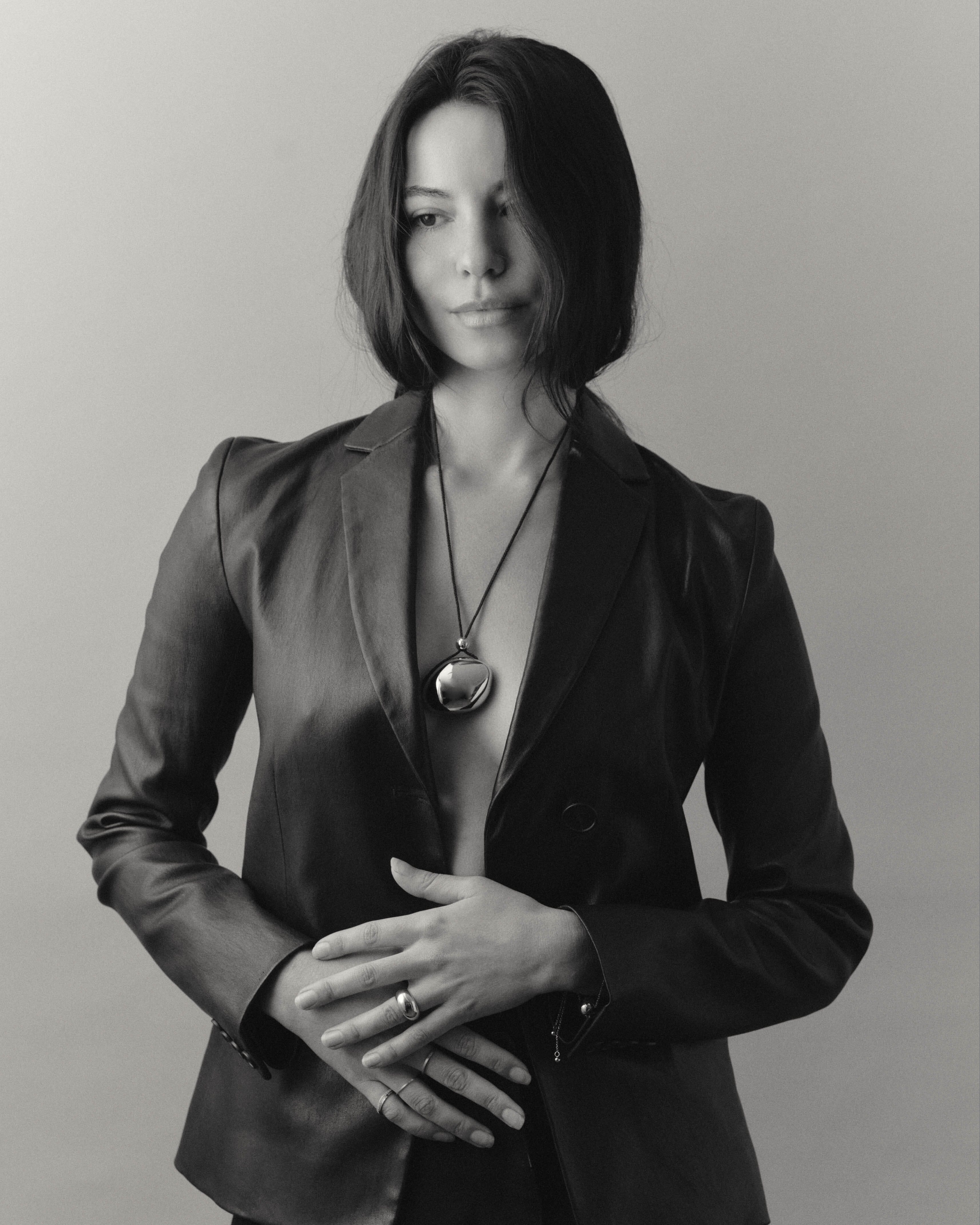 Gold Orb Cord Necklace Necklace bagatiba 