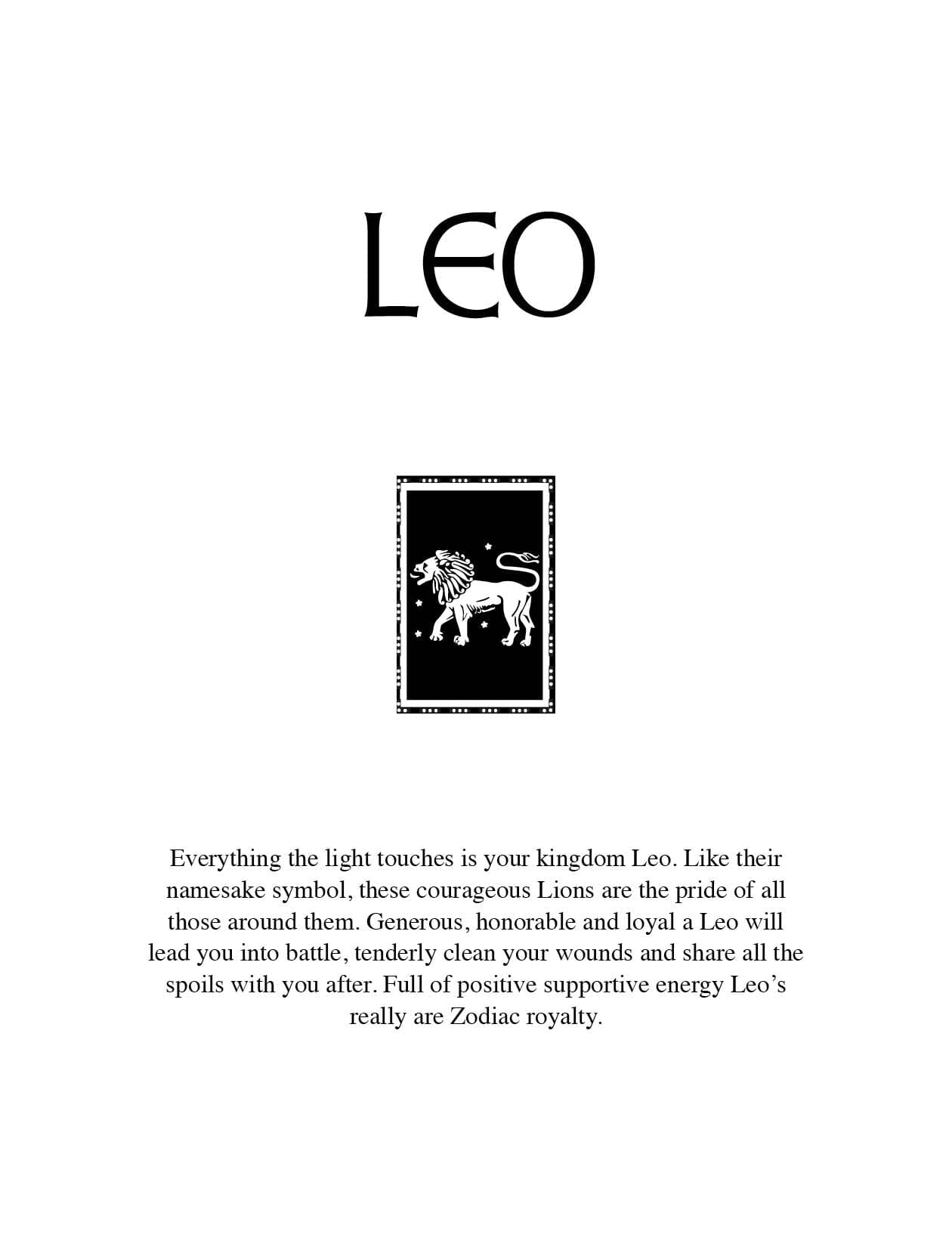 Leo Charm