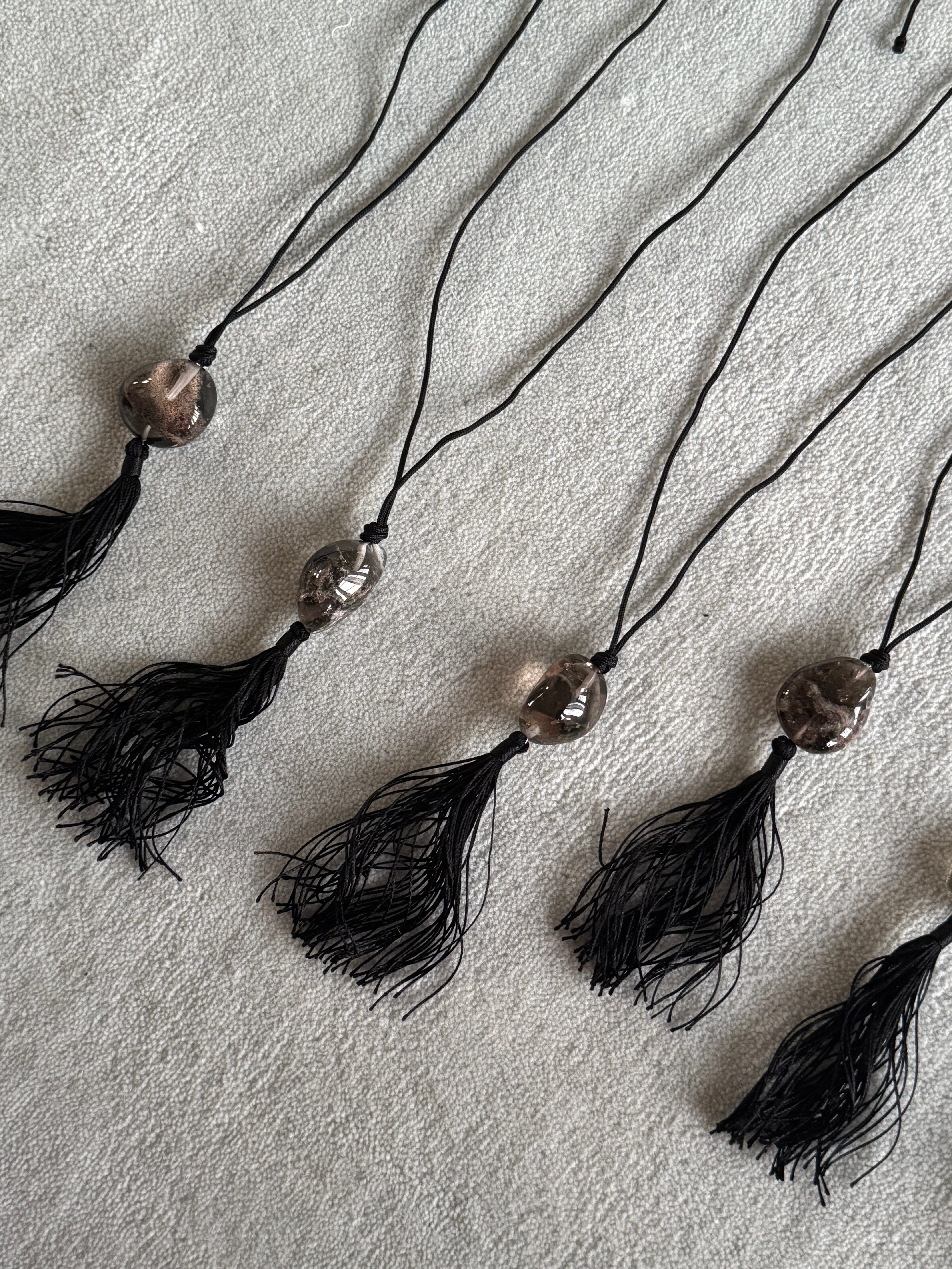 Lodolite Tassel Necklace necklace Bagatiba 