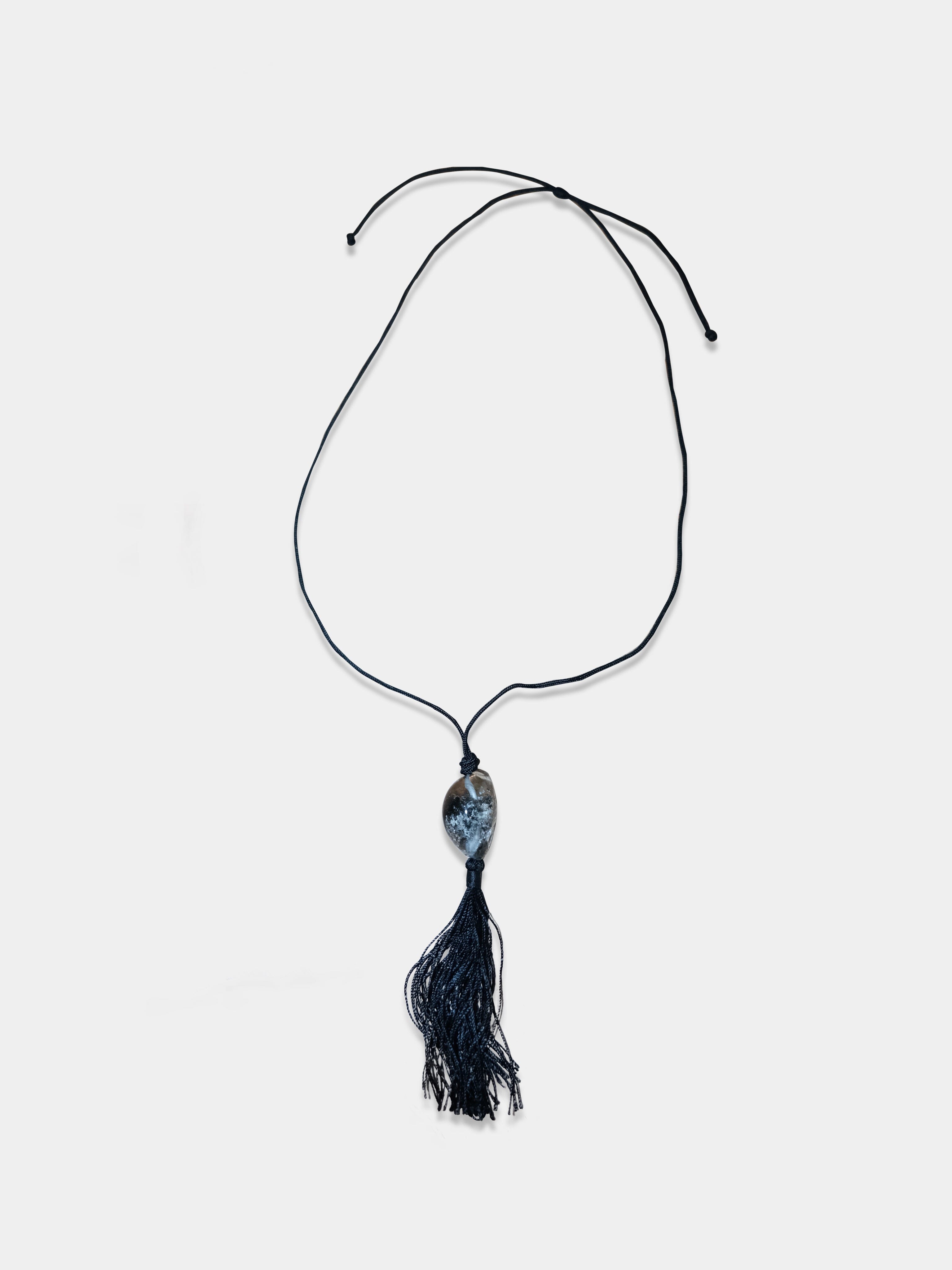Lodolite Tassel Necklace necklace Bagatiba 