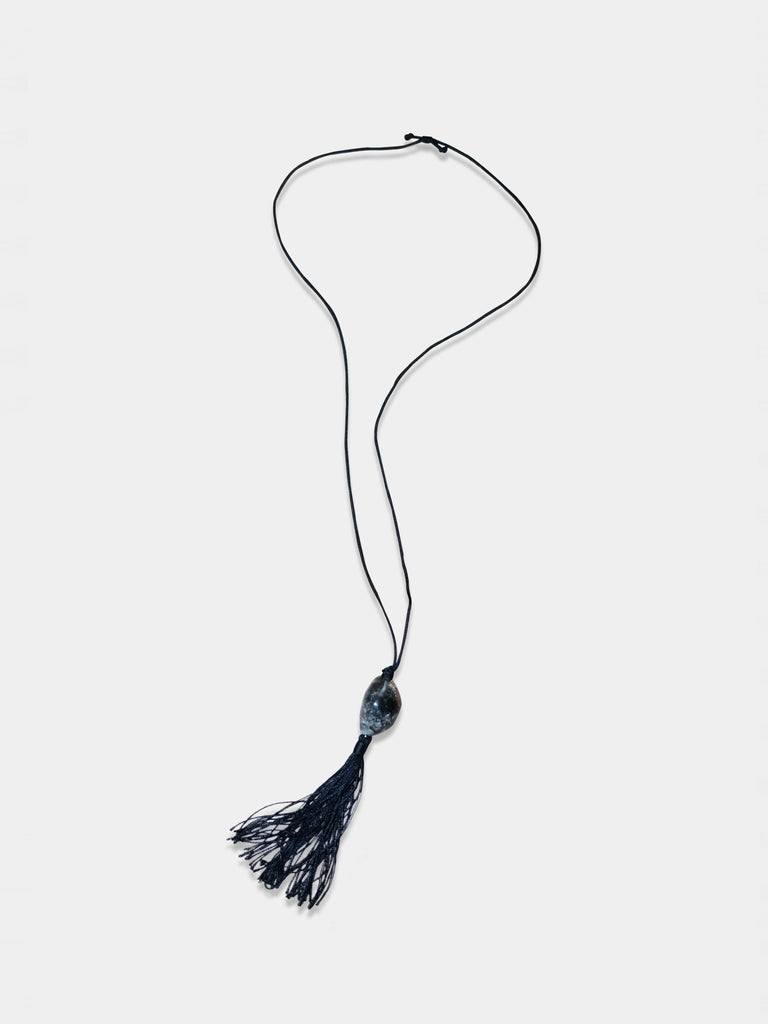 Lodolite Tassel Necklace