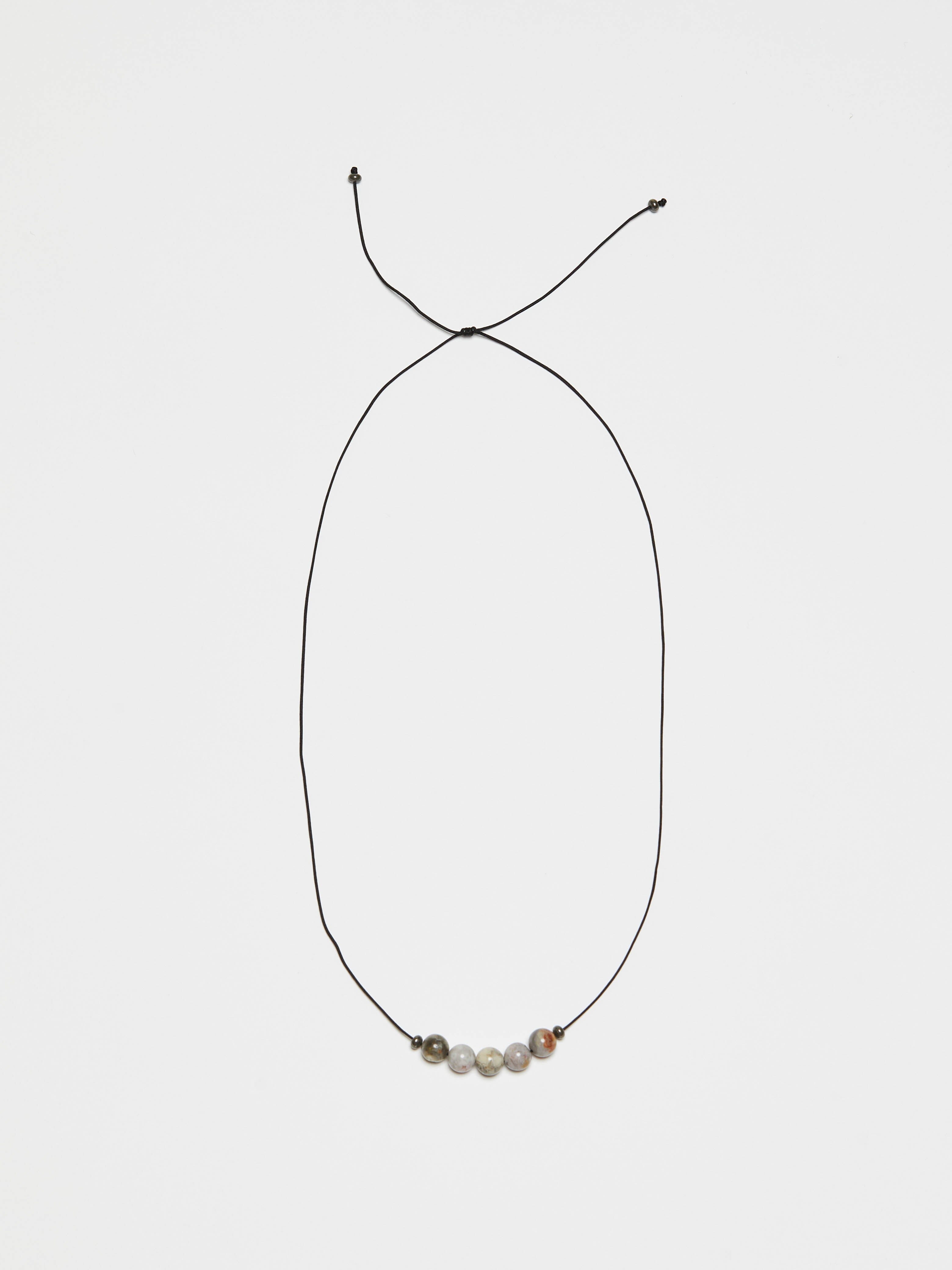 Mini Agate Beaded Necklace necklace Bagatiba 