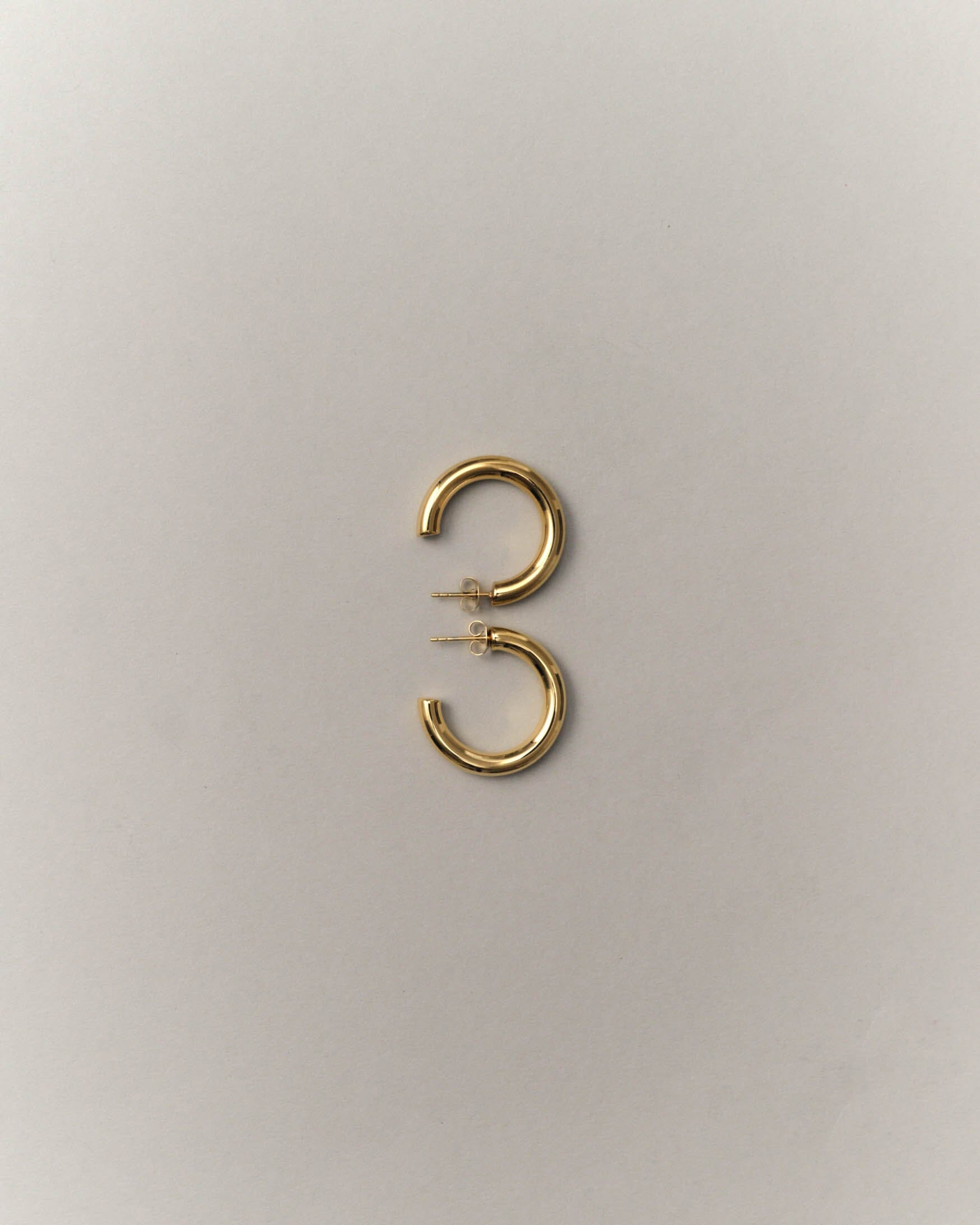 Mini Gold Hollow Hoops Earrings Bagatiba 