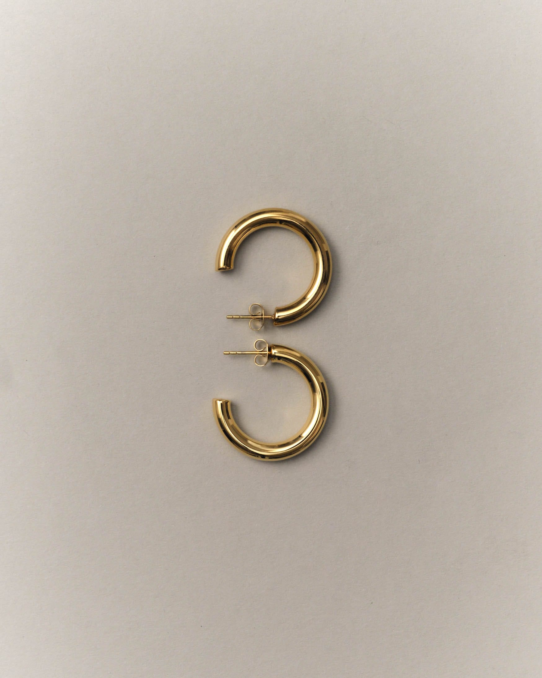 Mini Gold Hollow Hoops Earrings Bagatiba 