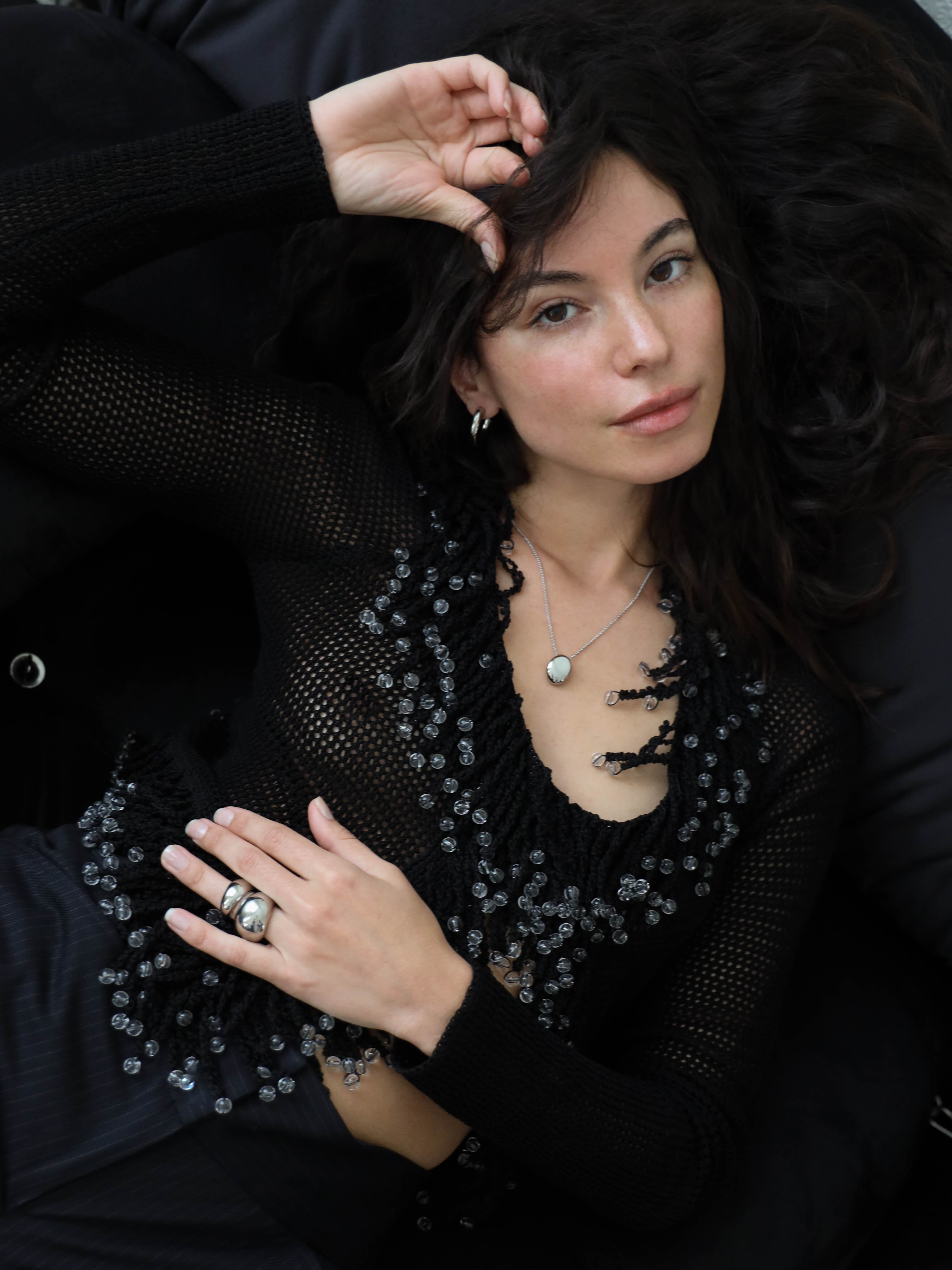 Mini Silver Orb Necklace Necklace Bagatiba 