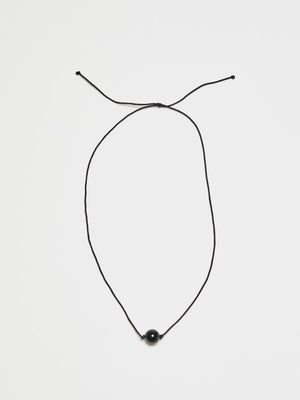 Onyx Beaded Necklace - rollover