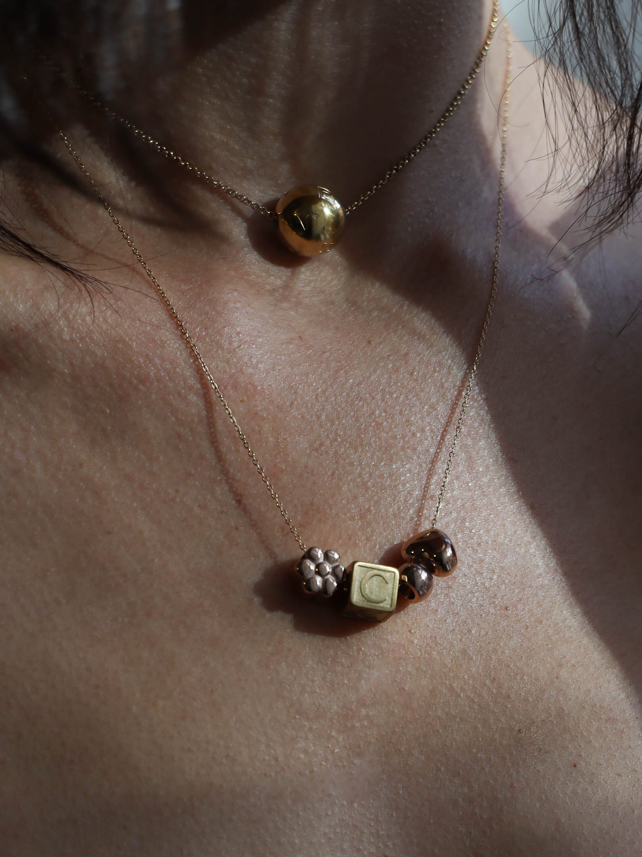 Rose Gold Bead Set Bagatiba 