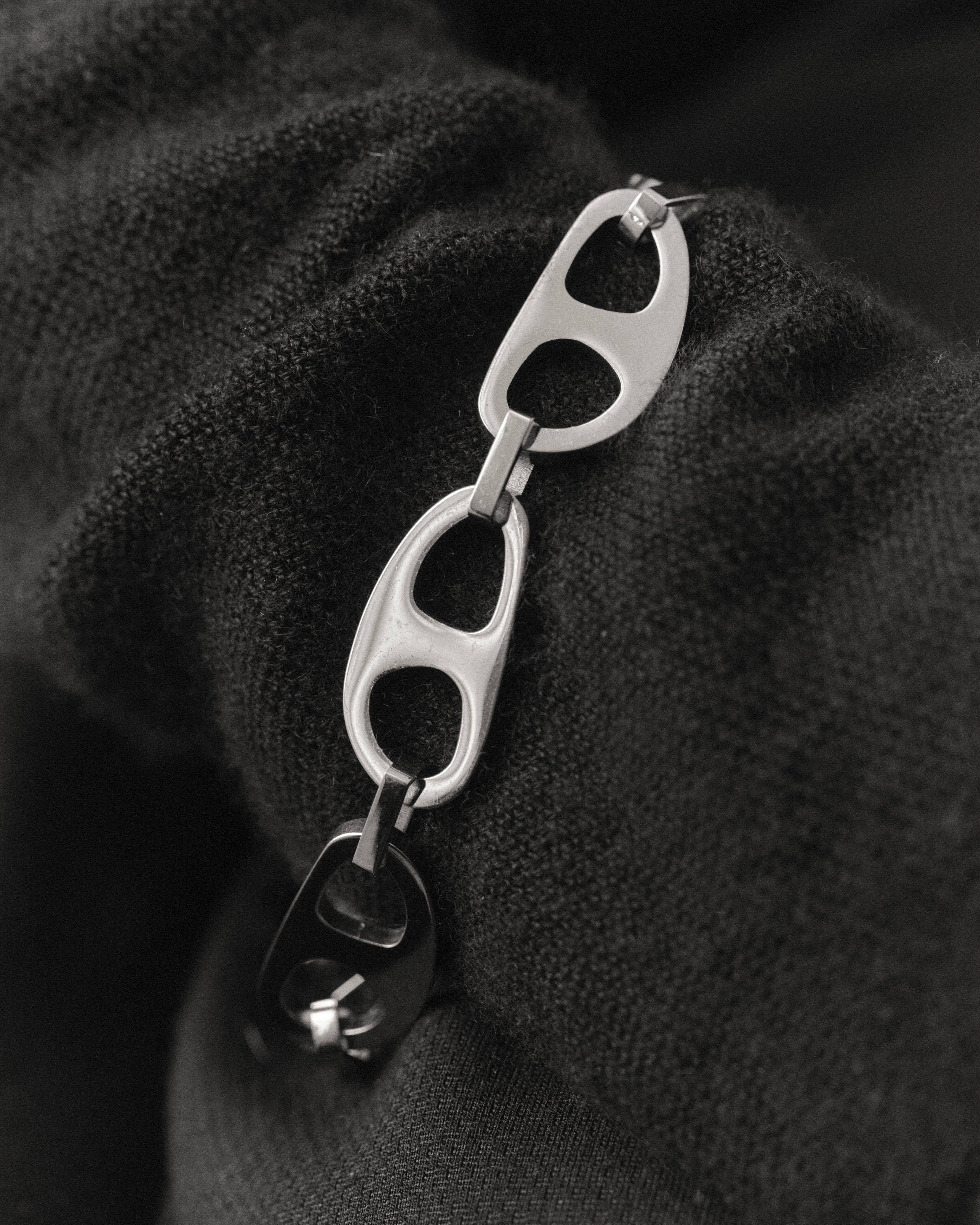 Silver Brushed Tab Bracelet Bracelet bagatiba 