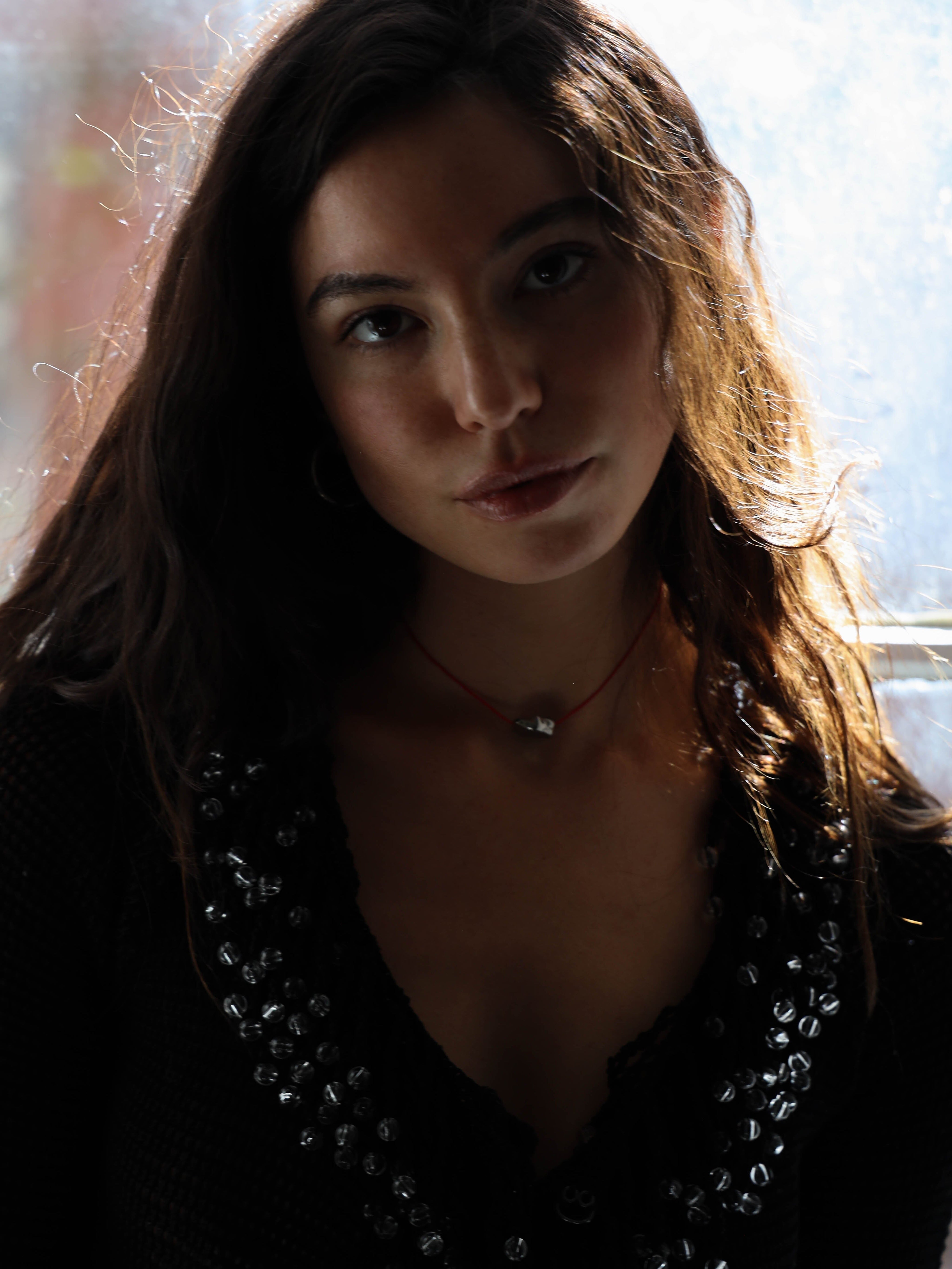 Single Silver Pearl Necklace necklace Bagatiba 