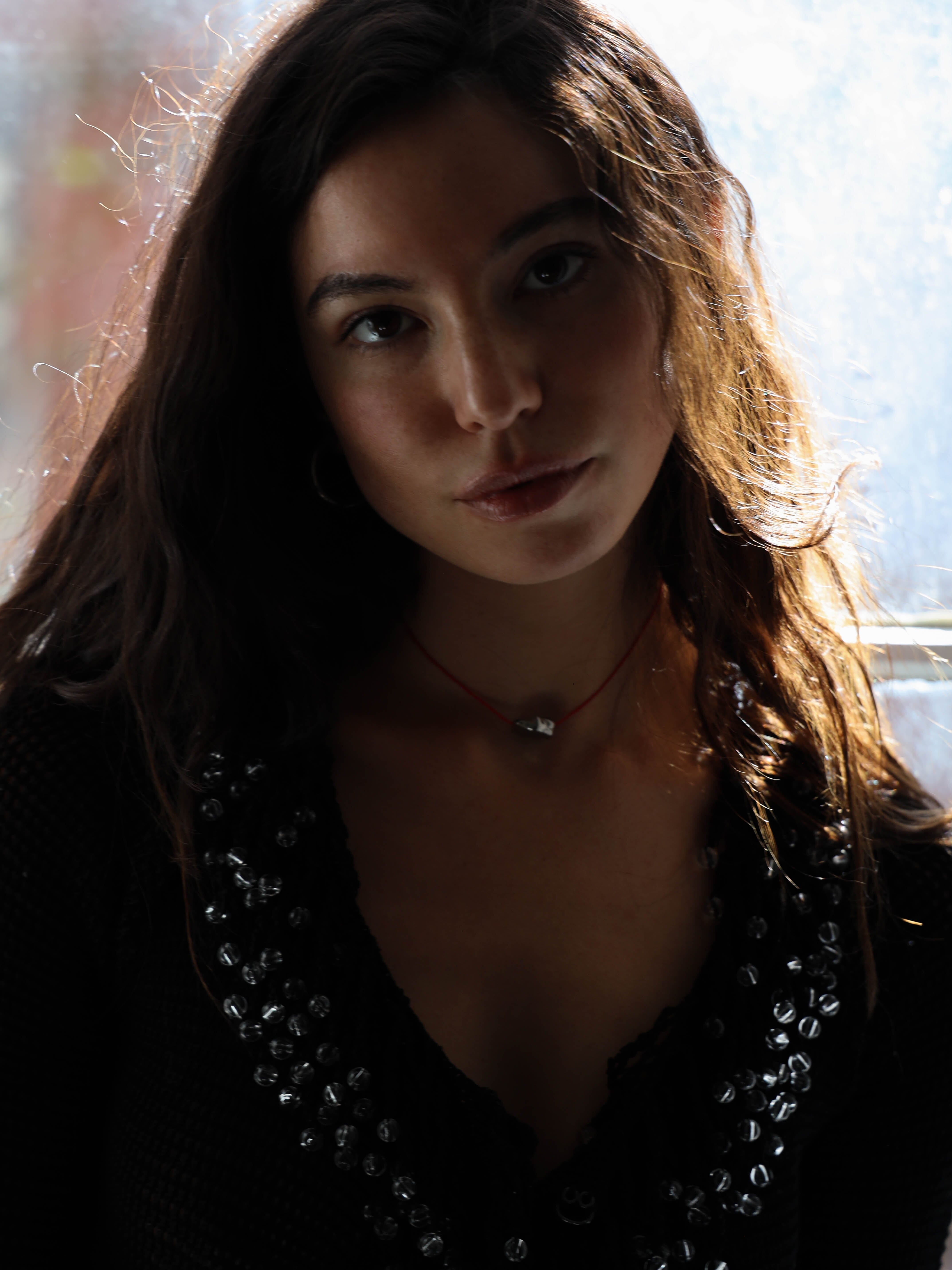 Single Silver Pearl Necklace necklace Bagatiba 