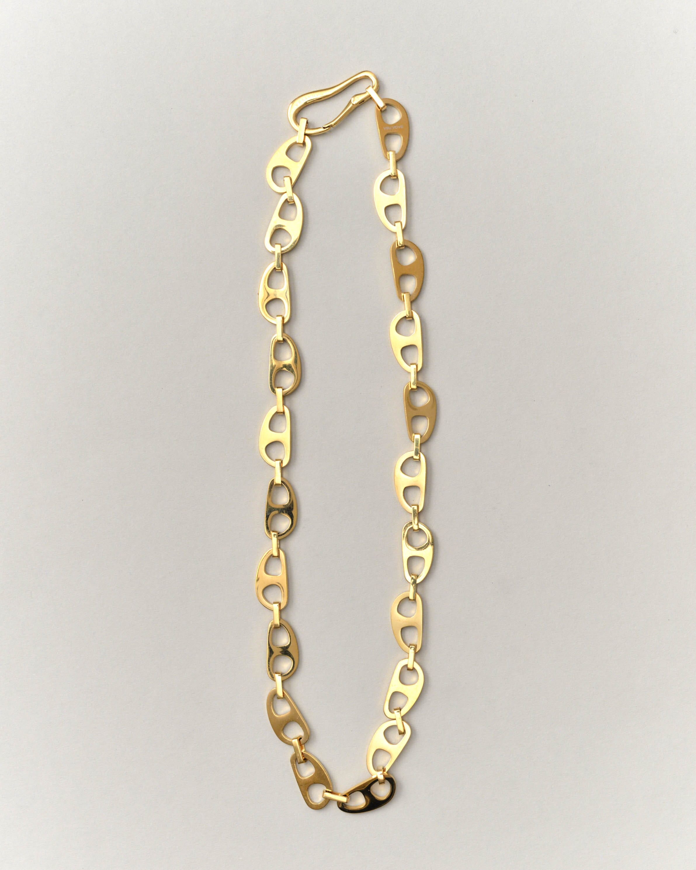 Small Gold Tab Necklace Necklace bagatiba 