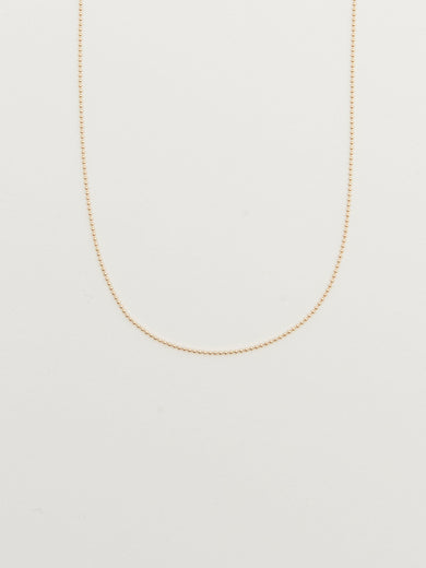 14K 16" Ball Necklace