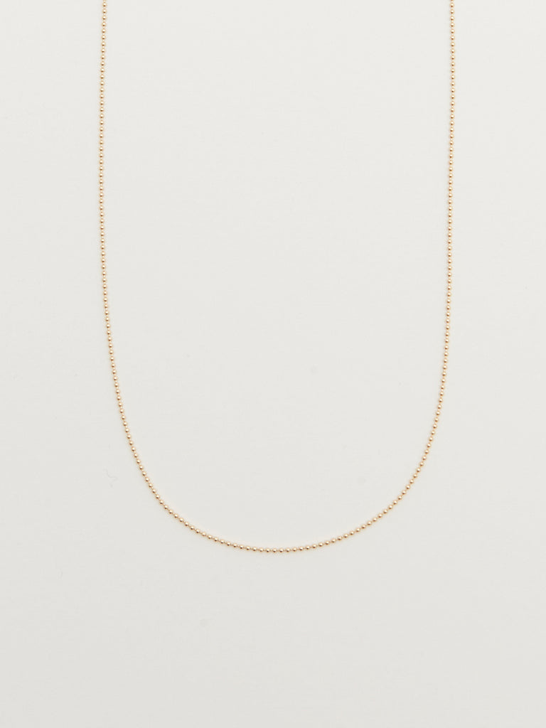 14K 18" Ball Necklace