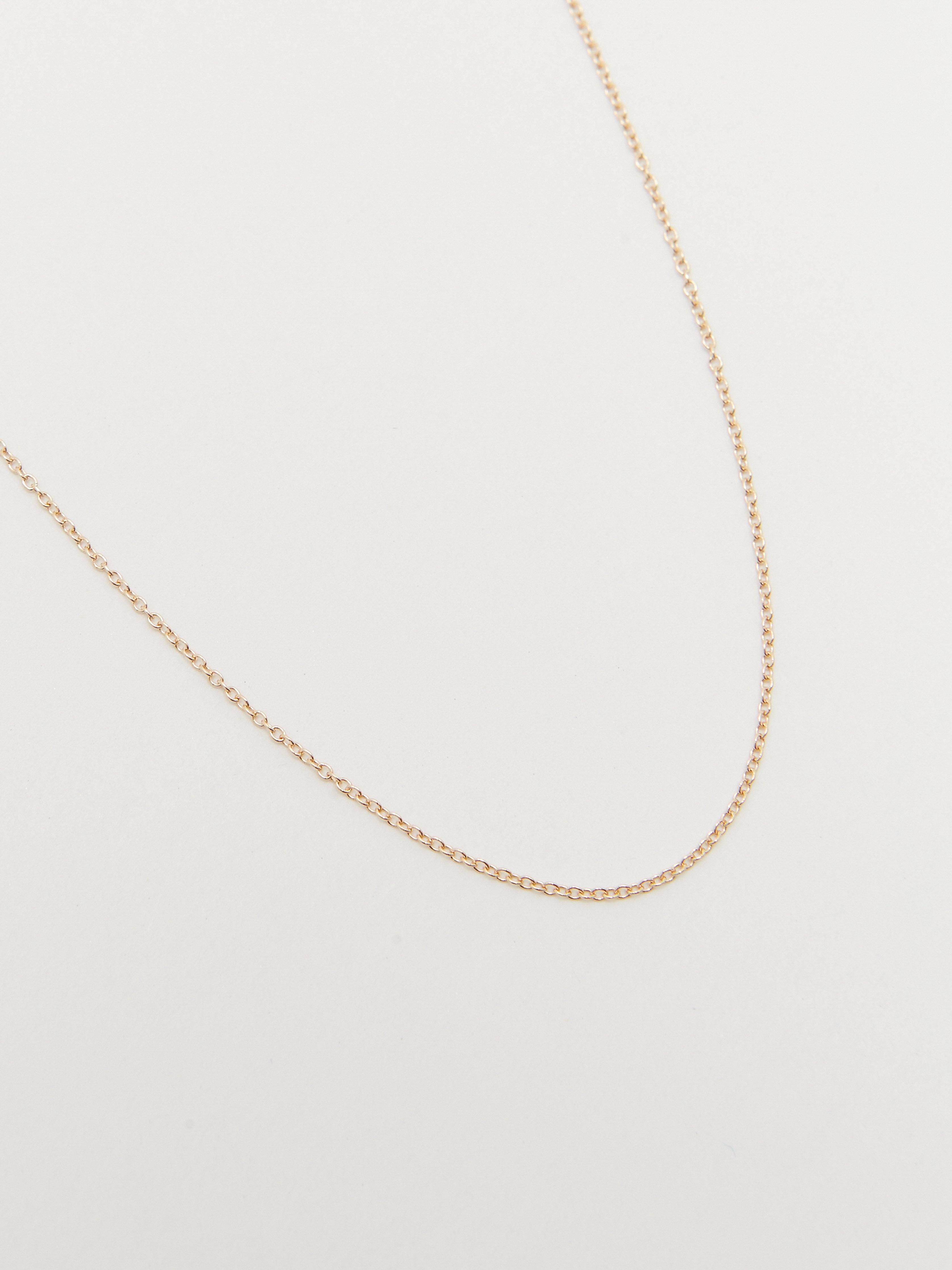 14K 18" Simple Necklace Necklace bagatiba 
