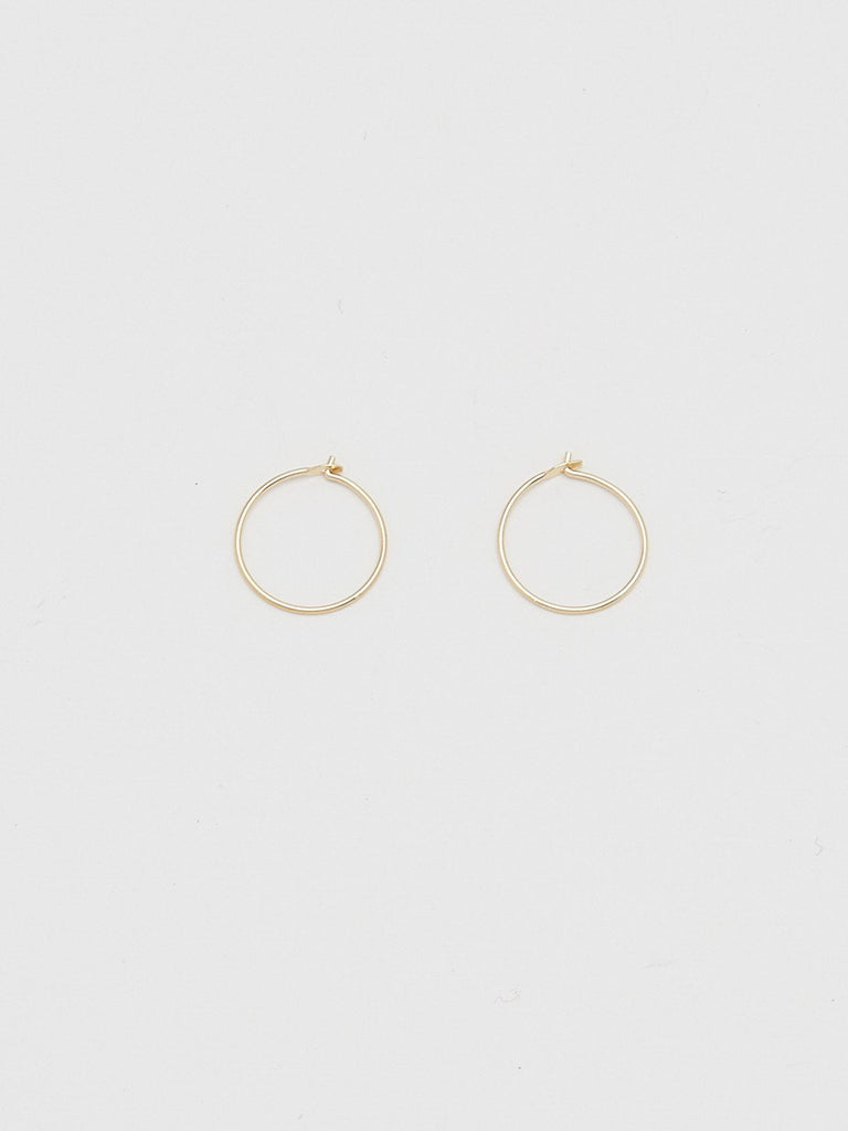 14K 303 Mini Hoops